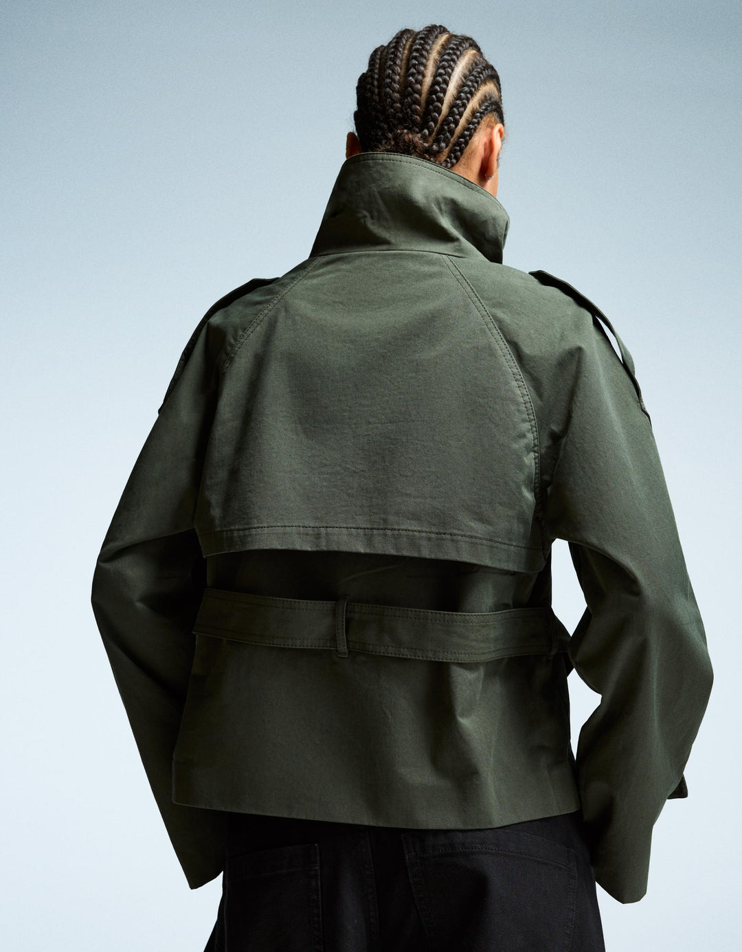SOFIA | Cropped Trench Coat