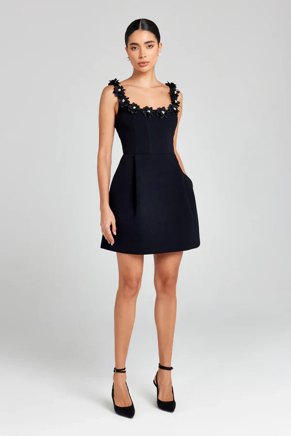 KATY | flower Mini dress