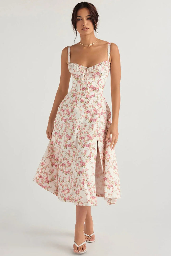 LORAL | SUNHEART SUNSET MIDI DRESS