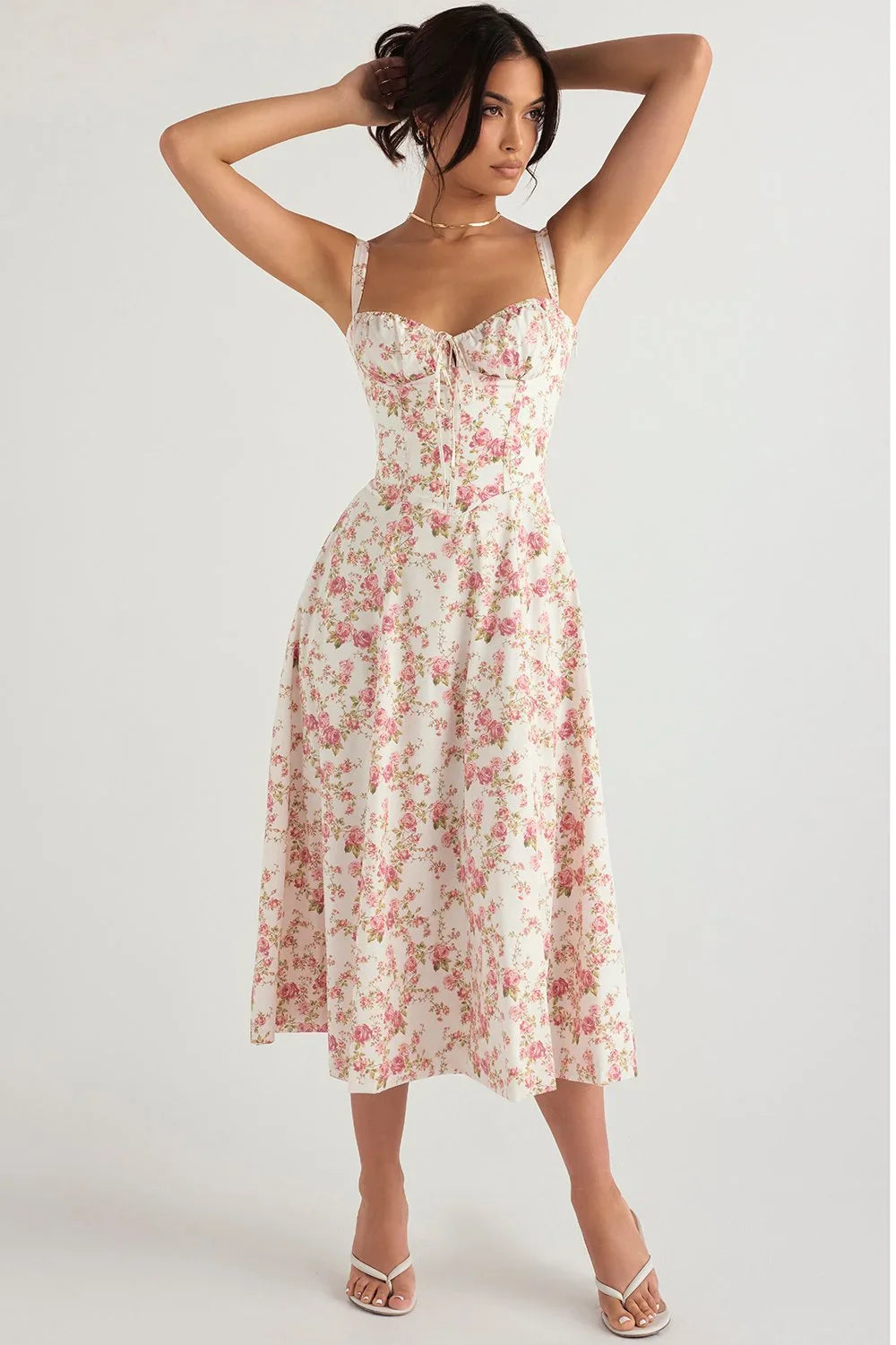 LORAL | SUNHEART SUNSET MIDI DRESS