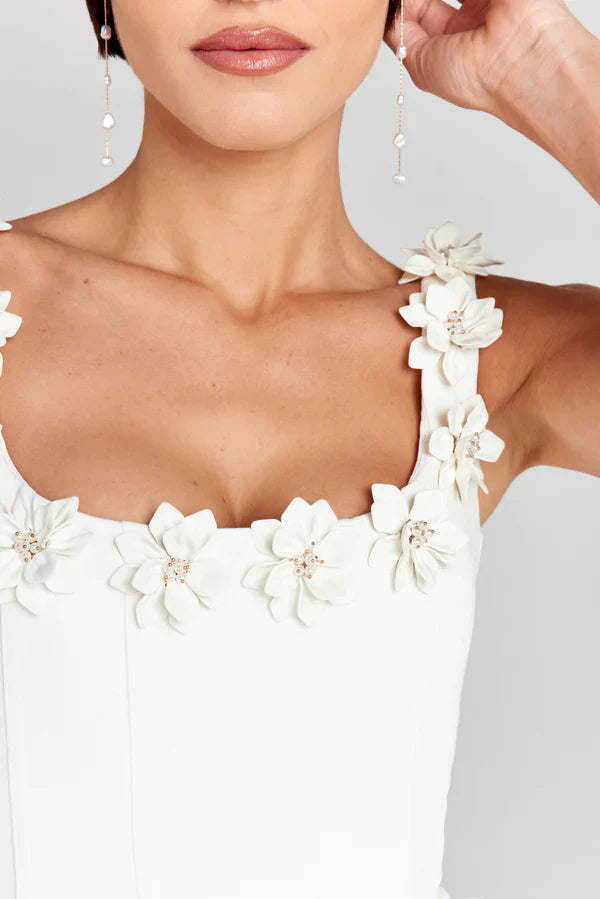 KATY | flower Mini dress