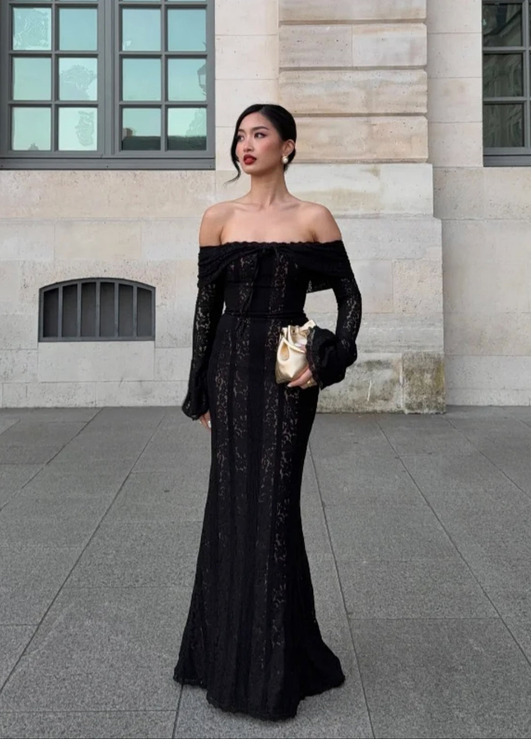 LINA| Maxi Lace Dress