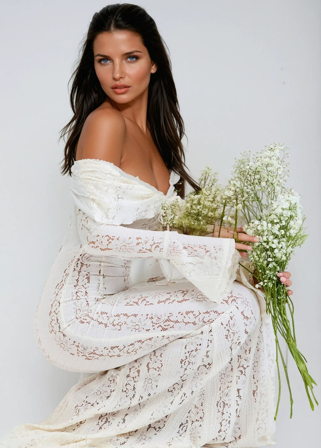 LINA| Maxi Lace Dress