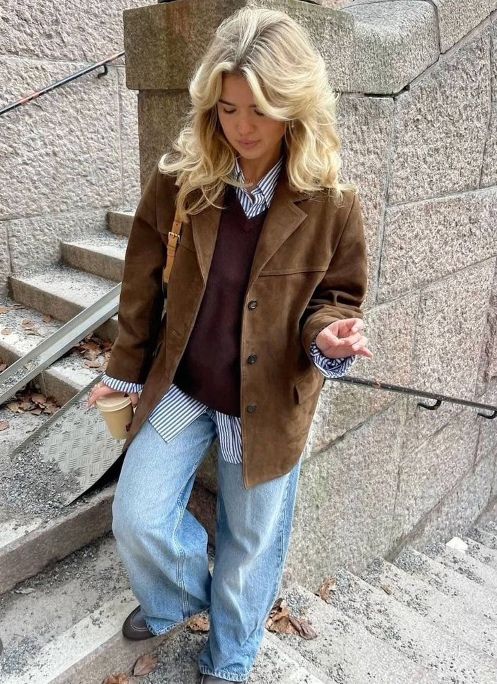 JULIE | Suede Blazer