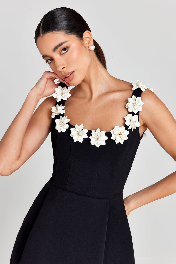 KATY | flower Mini dress