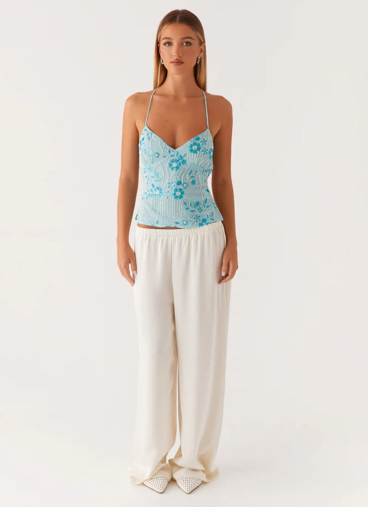 LUNA | Sparkle Bloom Top