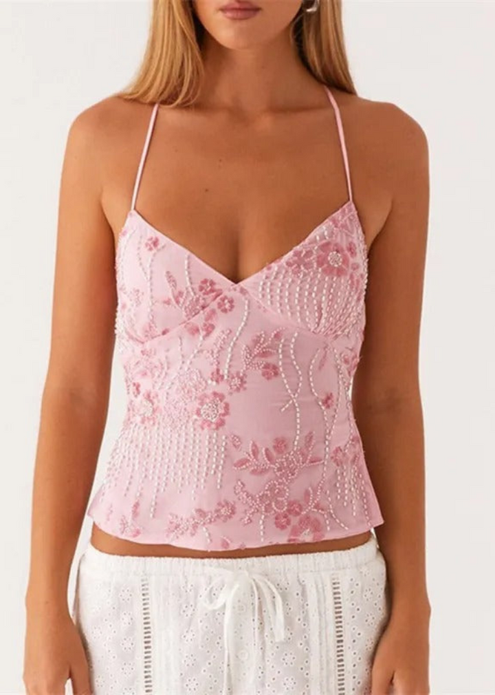 LUNA | Sparkle Bloom Top
