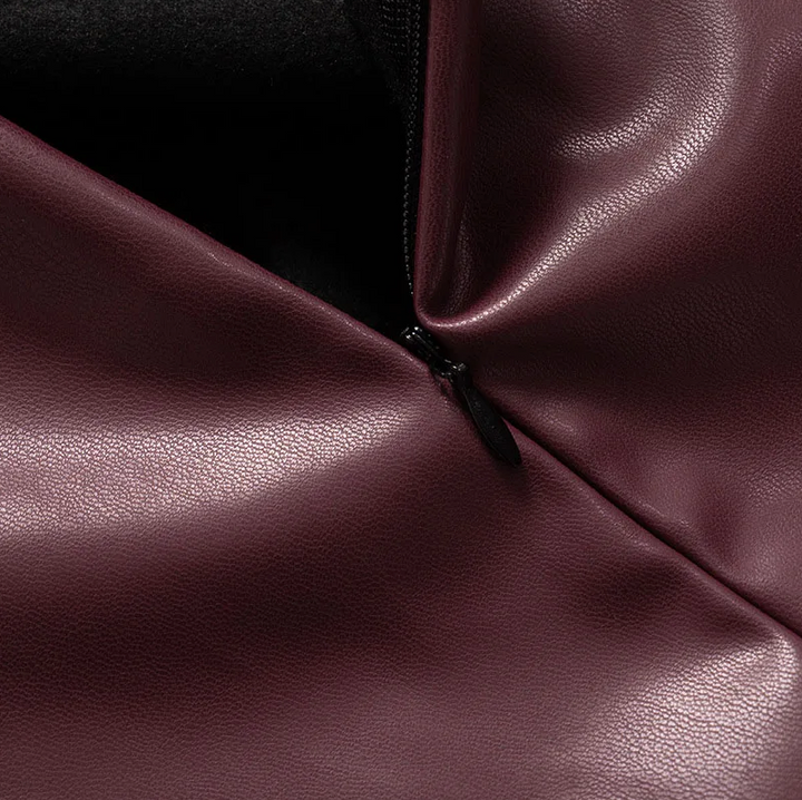 CHLOE | Faux Leather Top