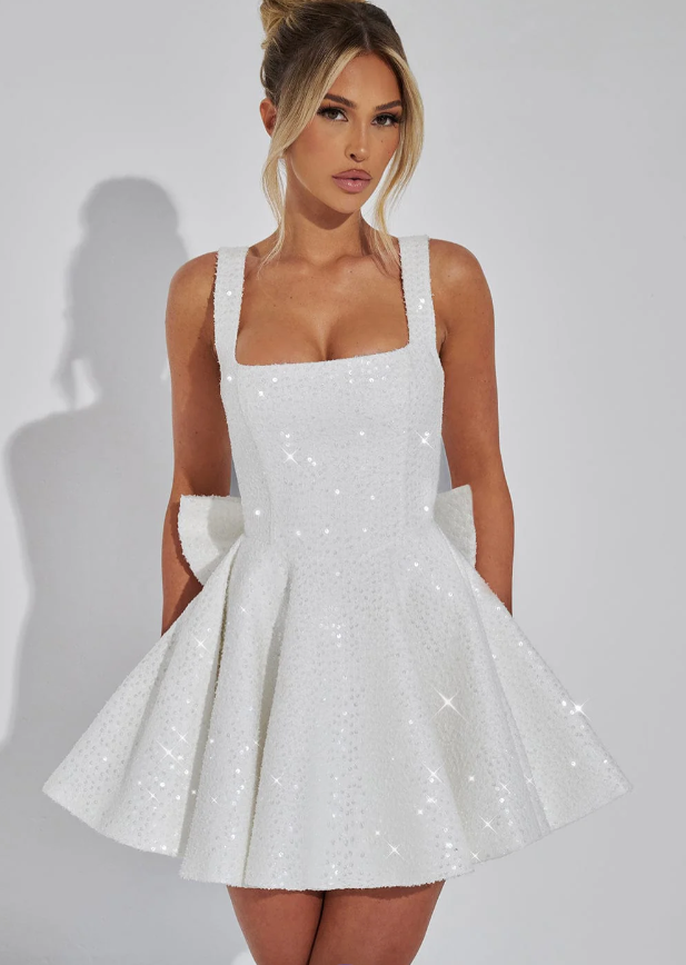 AMY | Dazzling Bow Dress
