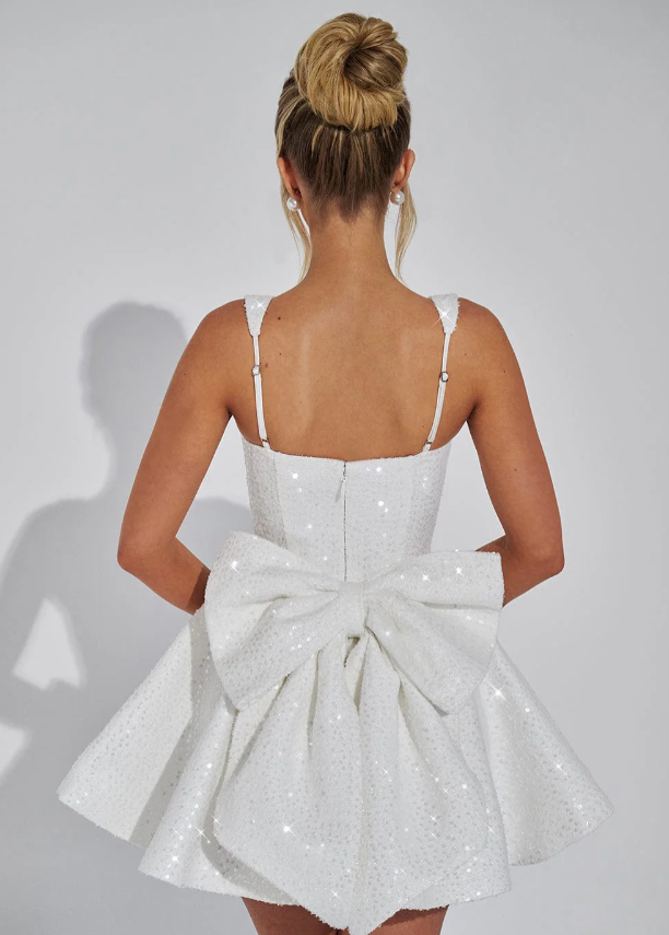 AMY | Dazzling Bow Dress