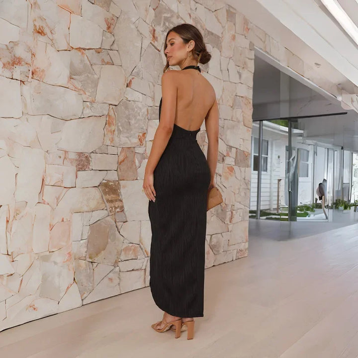 LIVIA'S | HALTER MAXI DRESS