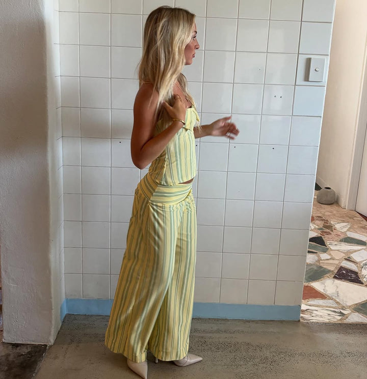 HOLLY | Striped Two-Piece Set