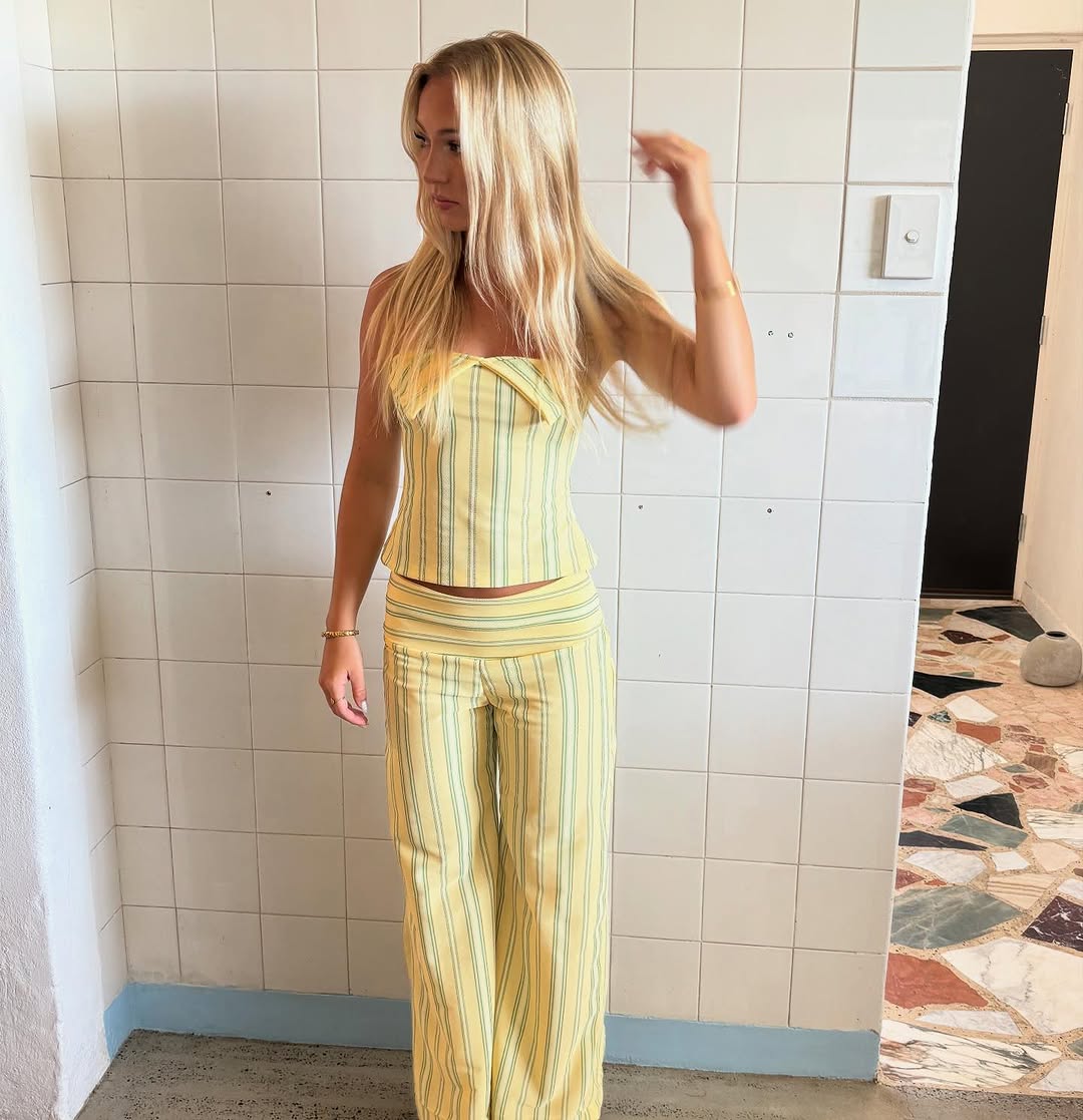 HOLLY | Striped Two-Piece Set
