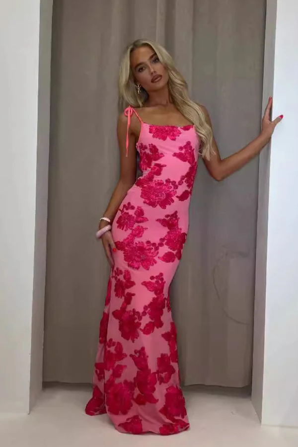 ANGEL | Flower Maxi Dress