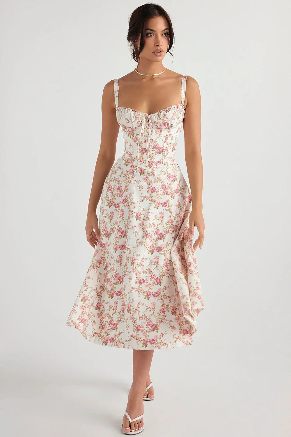 LORAL | SUNHEART SUNSET MIDI DRESS