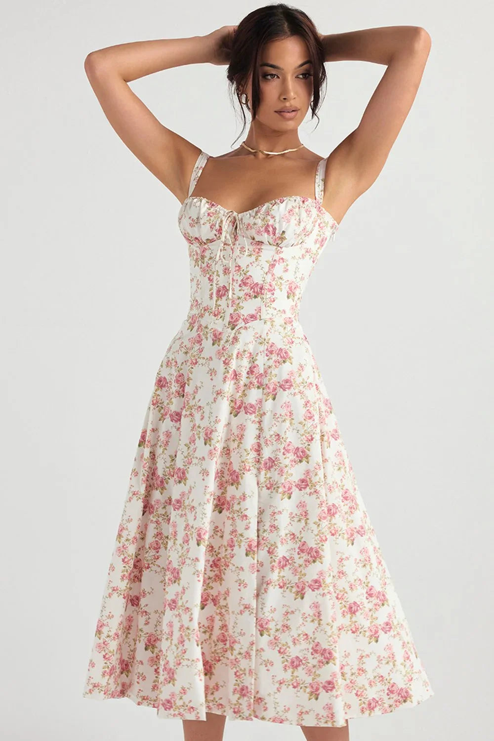 LORAL | SUNHEART SUNSET MIDI DRESS