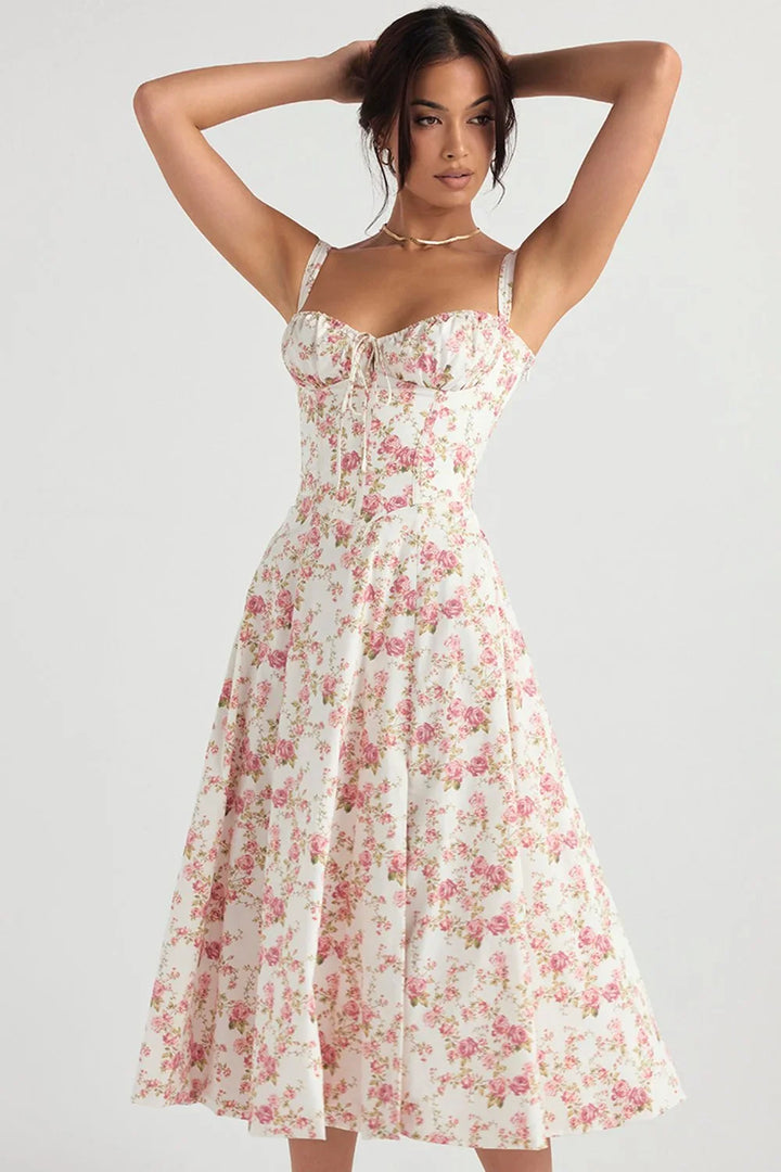 LORAL | SUNHEART SUNSET MIDI DRESS