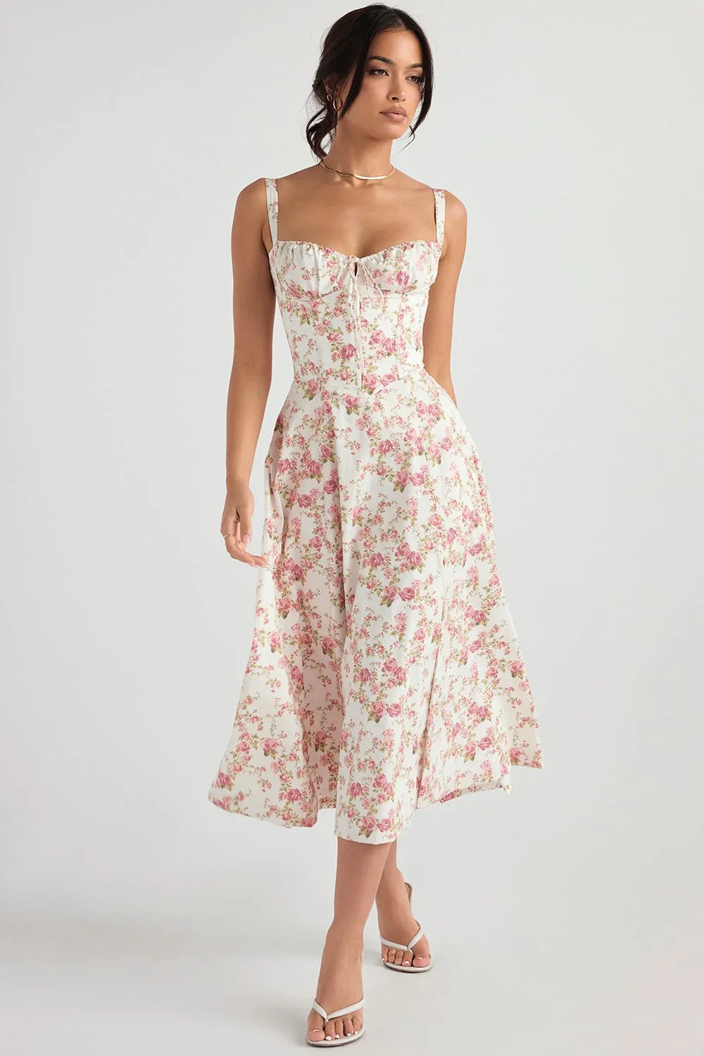 LORAL | SUNHEART SUNSET MIDI DRESS