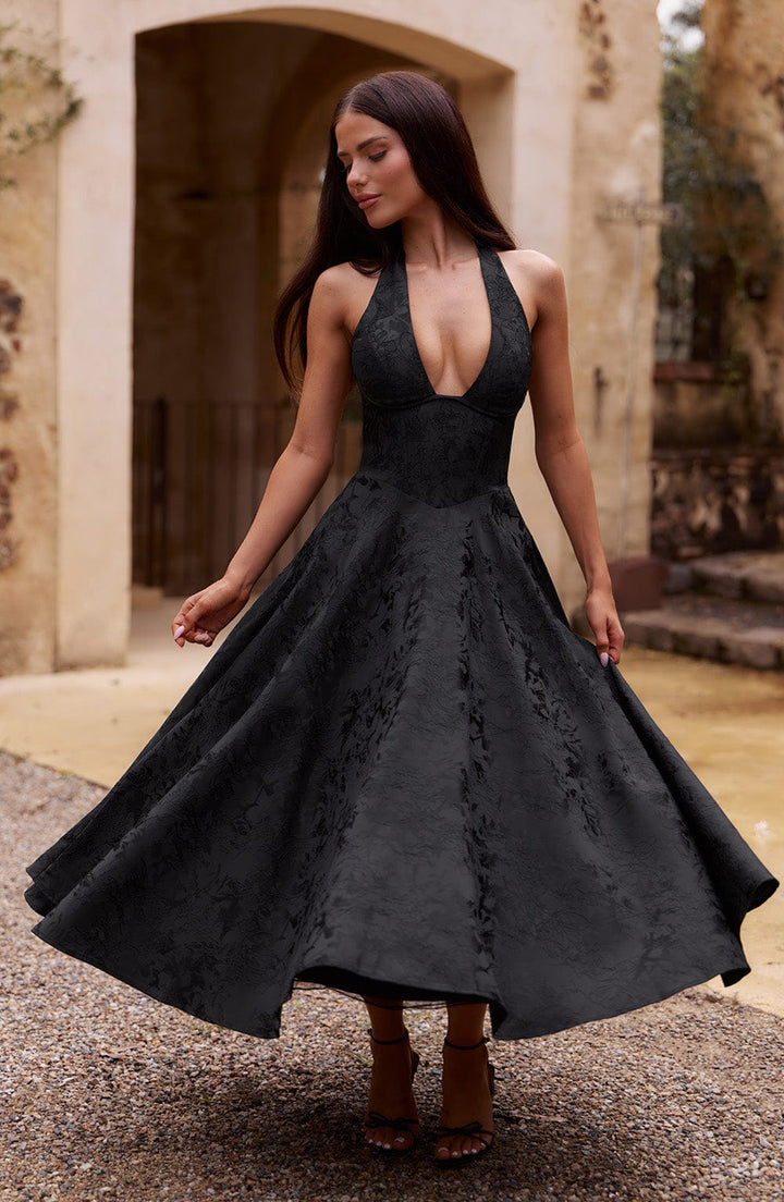 AVA | Halter Midi Dress