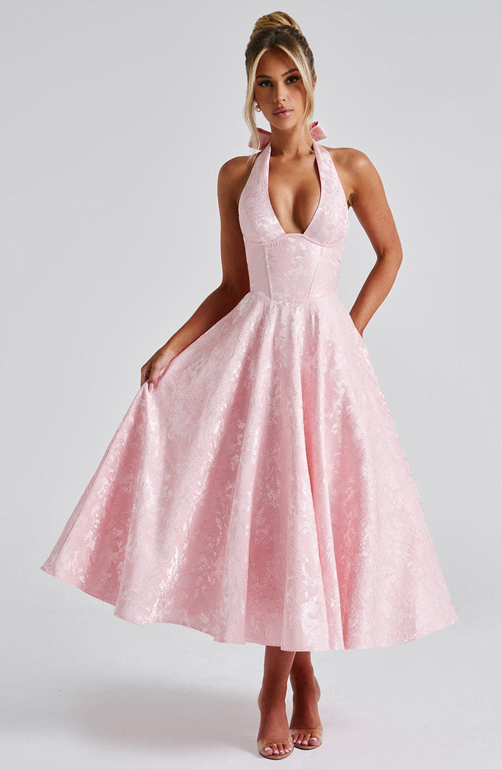 AVA | Halter Midi Dress