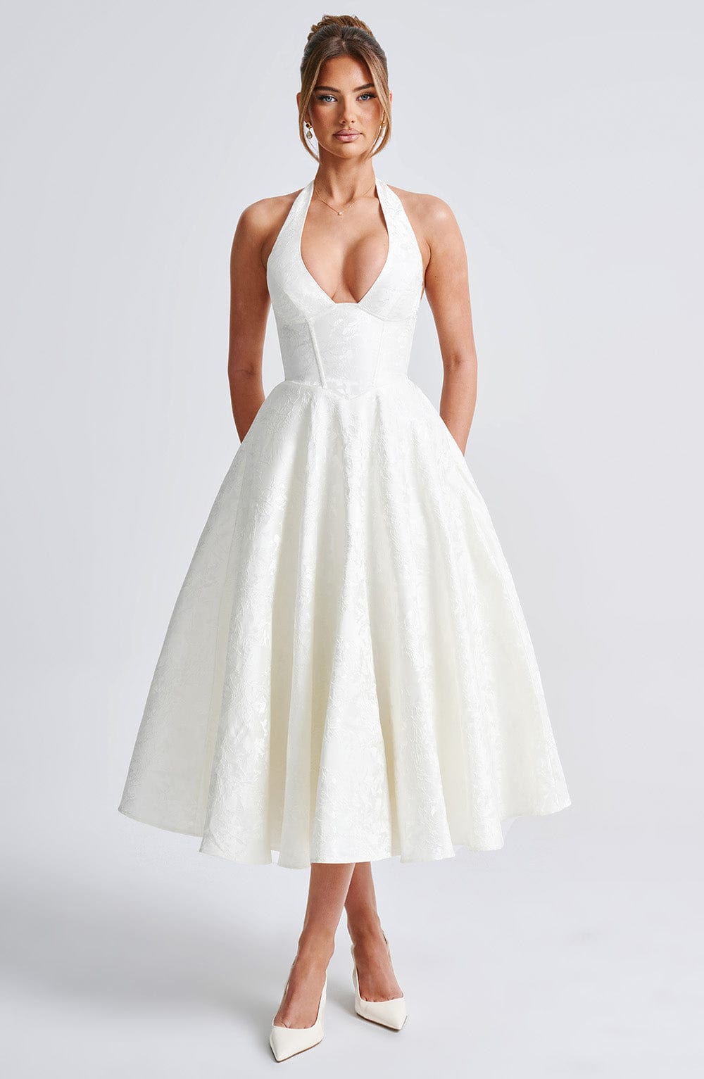 AVA | Halter Midi Dress