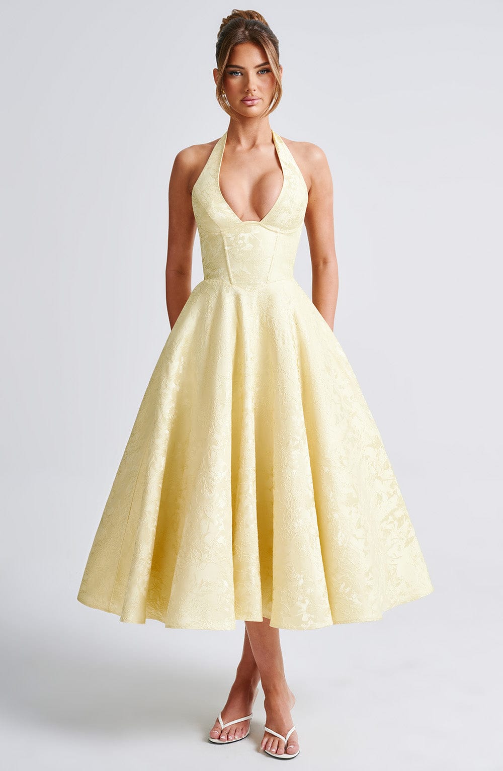AVA | Halter Midi Dress