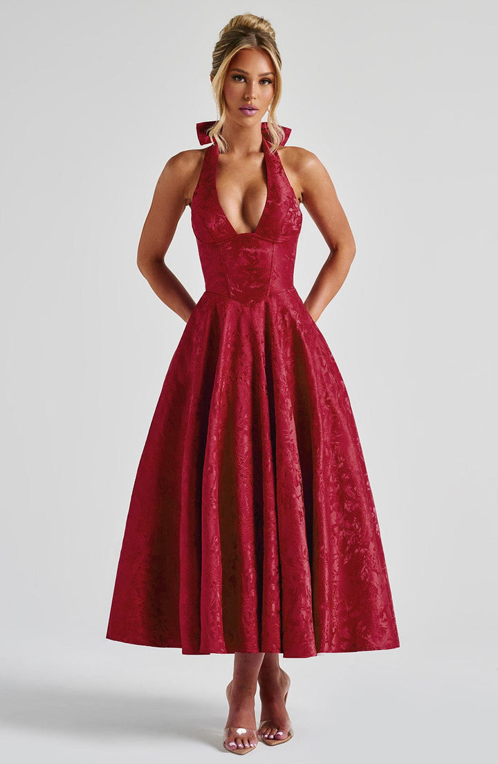 AVA | Halter Midi Dress