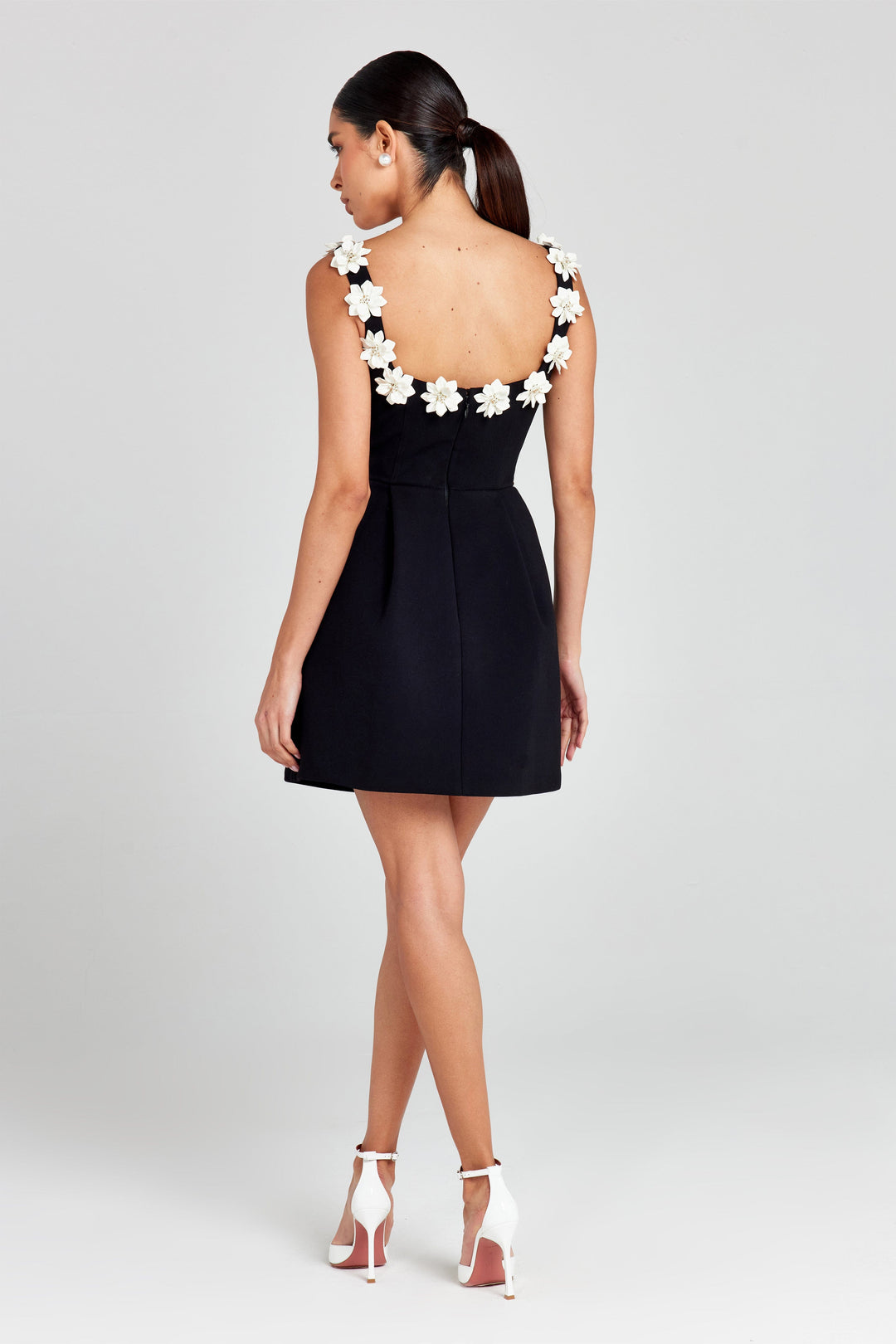 KATY | flower Mini dress