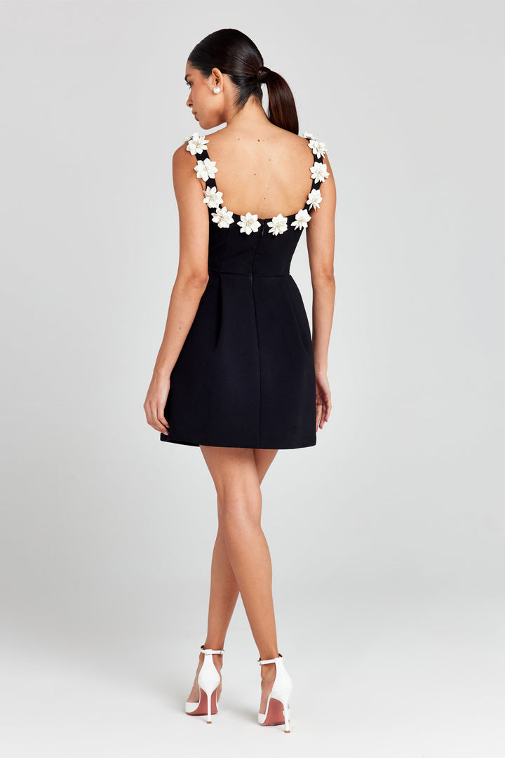 KATY | flower Mini dress