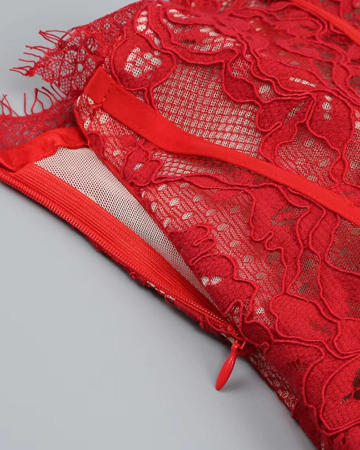 CASSIE | LACE MINI DRESS