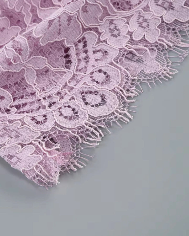 CASSIE | LACE MINI DRESS