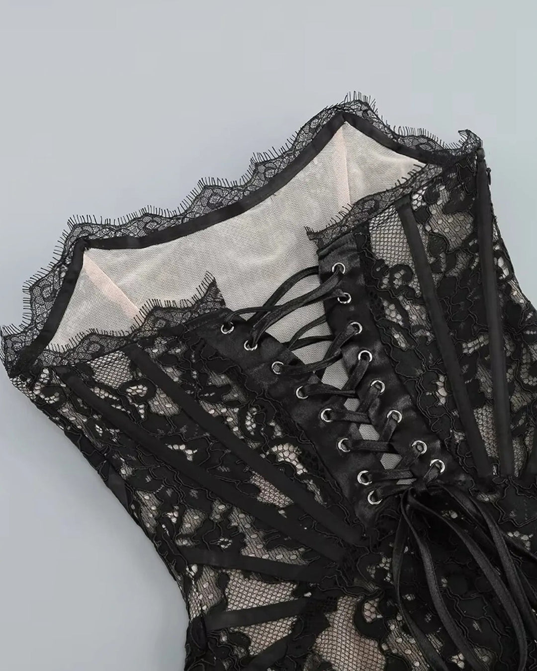CASSIE | LACE MINI DRESS