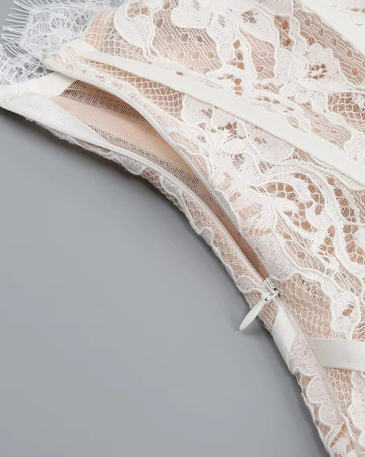CASSIE | LACE MINI DRESS