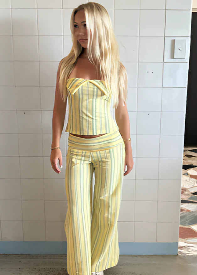 HOLLY | Striped Two-Piece Set
