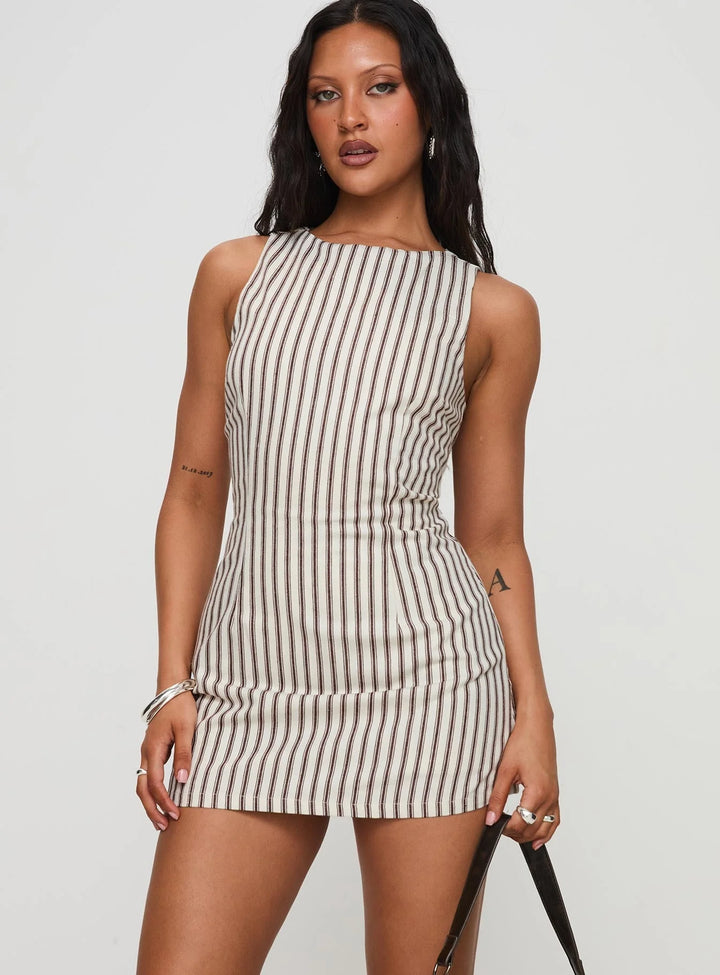 HOLLY | Striped Mini Dress