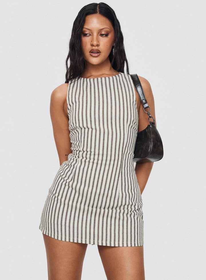 HOLLY | Striped Mini Dress
